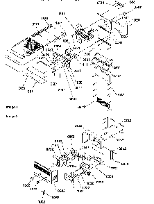 Ice Maker/control Assembly Diagram and Parts List for SRD520TW-P1313101WW  Amana Refrigerator