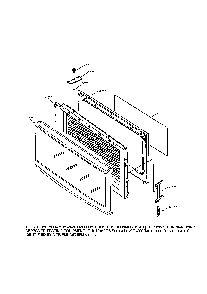 Door Diagram and Parts List for 56569399990  Kenmore Microwave
