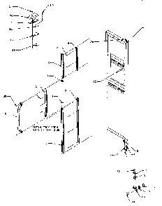 Door Hinge & Trim Diagram and Parts List for SZD25S5W-P1190415WW  Amana Refrigerator