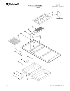 Part Location Diagram of WPW10326967 Whirlpool TRIM-PANEL