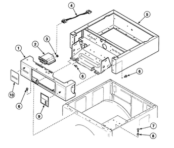 Wrapper Assy Diagram and Parts List for SWFF71NN  Speed Queen Washer