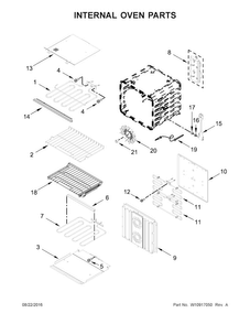 Part Location Diagram of W10853277 Whirlpool SHIELD