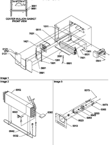 Evaporator And Fan Motor Assemblies Diagram and Parts List for TM17TBW-P1305901WW  Amana Refrigerator
