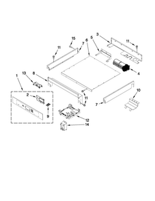 Part Location Diagram of WPW10292568 Whirlpool Electronic Control Board