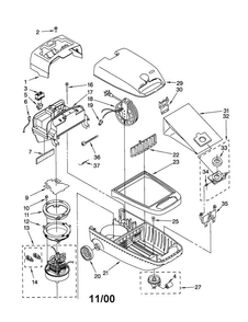 Part Location Diagram of 8192553 Whirlpool DISCONTINUED