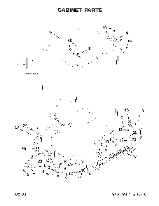 Cabinet Parts Diagram and Parts List for 10641179710  Kenmore Refrigerator