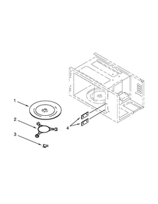 Internal Microwave Parts Diagram and Parts List for JMC2127WS01  Jenn-Air Microwave
