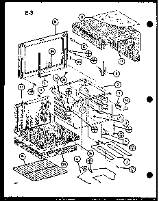 Section 7 Diagram and Parts List for RCR-700-P85727-3S  Amana Range