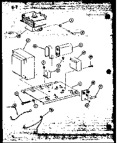 Magnetron Diagram and Parts List for RL6-10 P76382-2M Amana Microwave