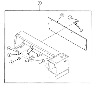 Security Kit Diagram and Parts List for SWTC20QM  Speed Queen Washer