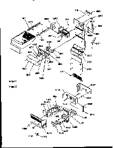 Ice Maker/control Assembly Diagram and Parts List for 57089-P1190814WE  Amana Refrigerator