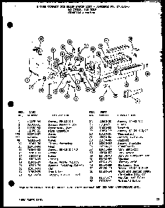 Section 6 Diagram and Parts List for BR-20H-P7680808W  Amana Refrigerator
