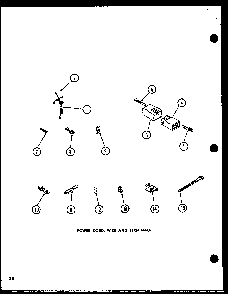 Section 1 Diagram and Parts List for CW9003W P1122805WW Amana Washer