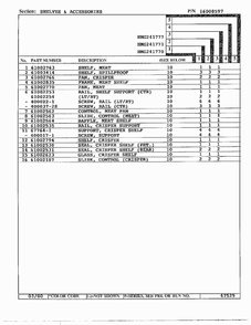 Shelves/accessories Page 2 Diagram and Parts List for HMG241777  Admiral Refrigerator