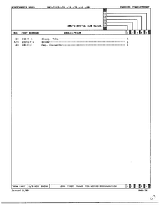 Freezer Compartment Page 3 Diagram and Parts List for 21694A  Admiral Refrigerator