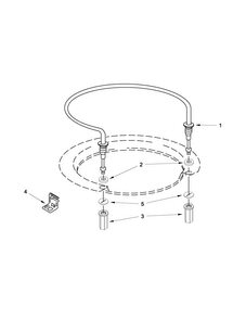 Heater Parts Diagram and Parts List for MDC4809PAW1  Maytag Dishwasher