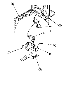 Loading Door Switch Diagram and Parts List for LWA90W PLWA90AW Amana Washer