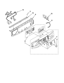 Part Location Diagram of W10219478 Whirlpool CONSOLE