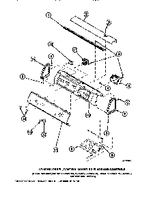 Graphic Panel, Control Mounting Plate And Controls Diagram and Parts List for CW8202W2-PCW8202W2A  Crosley Washer