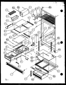 Section 7 Diagram and Parts List for TL18QW-P1111406WW  Amana Refrigerator