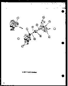 Section 8 Diagram and Parts List for LW2602 P7804710W W Amana Washer