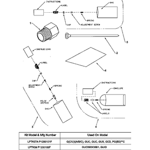 Diagram 2 Diagram and Parts List for HANG10 P1210304F Amana Air Conditioner