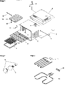 Cavity Diagram and Parts List for ART6610E-P1143425NE  Amana Range