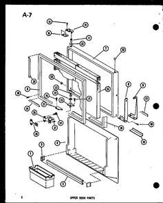 Section 9 Diagram and Parts List for TC18F-A-P75288-19WA  Amana Refrigerator