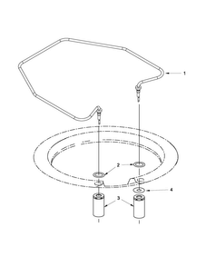 Heater Parts Diagram and Parts List for JDB3650AWF0  Jenn-Air Dishwasher