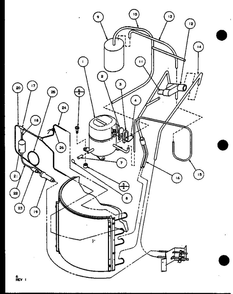 Diagram 2 Diagram and Parts List for FFK1A P1122301C Amana Air Conditioner