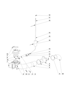 Drain System Parts Diagram and Parts List for MXR55PDATS  Maytag Washer