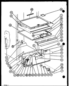 Section 7 Diagram and Parts List for BR20N-P7812526W  Amana Refrigerator