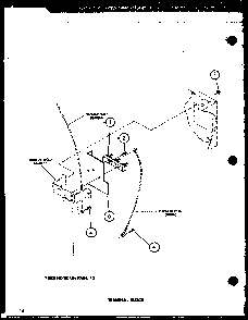 Section 3 Diagram and Parts List for LE3502W-P1118306WW  Amana Dryer