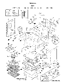 Body Diagram and Parts List for 79094243316  Kenmore Range