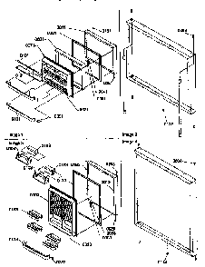 Door Assemblies Diagram and Parts List for 67277-P1311001WL  Amana Refrigerator