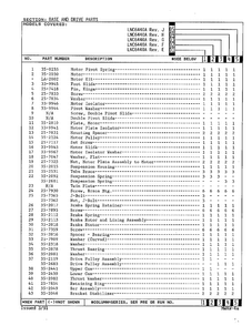 Base And Drive Parts Page 4 Diagram and Parts List for 6440A REV J Norge Washer