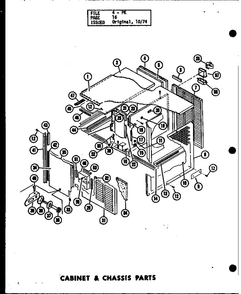 Part Location Diagram of D5443904 Maytag END-CABINET