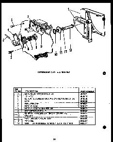 Section 11 Diagram and Parts List for DCS211-1H-OA  Caloric Dishwasher