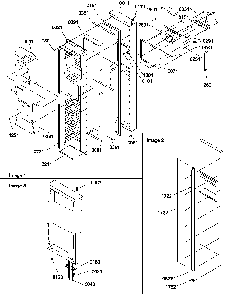 Freezer Door Diagram and Parts List for SRDE327S3E-P1184906WE  Amana Refrigerator