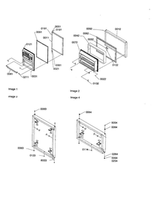 Door Assembly Diagram and Parts List for TN21V2L-P1315907WL  Amana Refrigerator
