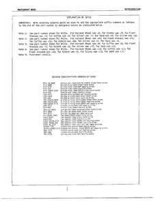 Explanation Of Notes Diagram and Parts List for 21974A  Admiral Refrigerator
