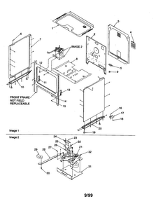 Part Location Diagram of 31851601 Whirlpool DISCONTINUED