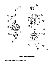 34526p Transmission Assembly Diagram and Parts List for LW8203W2B-PLW8203W2A  Amana Washer