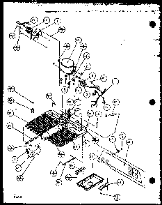 Section 10 Diagram and Parts List for TZ20QL-P1156201WL  Amana Refrigerator