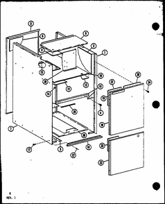 Part Location Diagram of B1264101 Whirlpool Nameplate