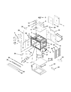 Oven Parts Diagram and Parts List for JJW3830DB01  Jenn-Air Wall Oven