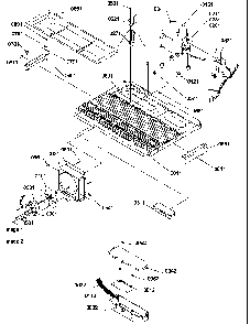 Machine Compartment Diagram and Parts List for SRD27S4E-P1190306WE  Amana Refrigerator
