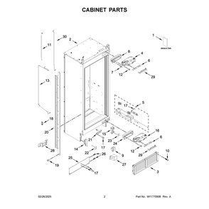 Part Location Diagram of W11644496 Whirlpool Energy Guide
