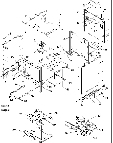 Cabinet Diagram and Parts List for ARG7800E-P1143365NE  Amana Range