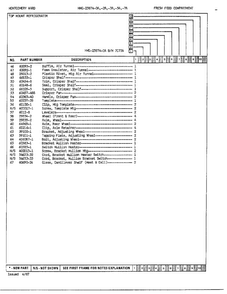 Fresh Food Compartment Assembly Page 3 Diagram and Parts List for 23874A  Admiral Refrigerator